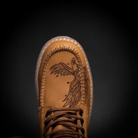 King Welt Patriot 6” Composite Toe Lace Up Work Boots – Tan - OriginalWestern.com