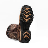 King Welt Predator Pro Alligator 11” Work Boots Soft Toe – Brown - OriginalWestern.com