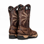 King Welt Predator Pro Alligator 11” Work Boots Soft Toe – Brown - OriginalWestern.com