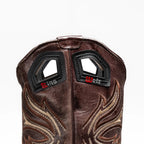 King Welt Predator Pro Alligator 11” Work Boots Soft Toe – Brown - OriginalWestern.com