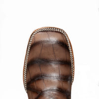 King Welt Predator Pro Alligator 11” Work Boots Soft Toe – Brown - OriginalWestern.com