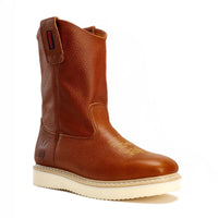 King Welt Santa Fe 11” Wellington Work Boots – Tan - OriginalWestern.com