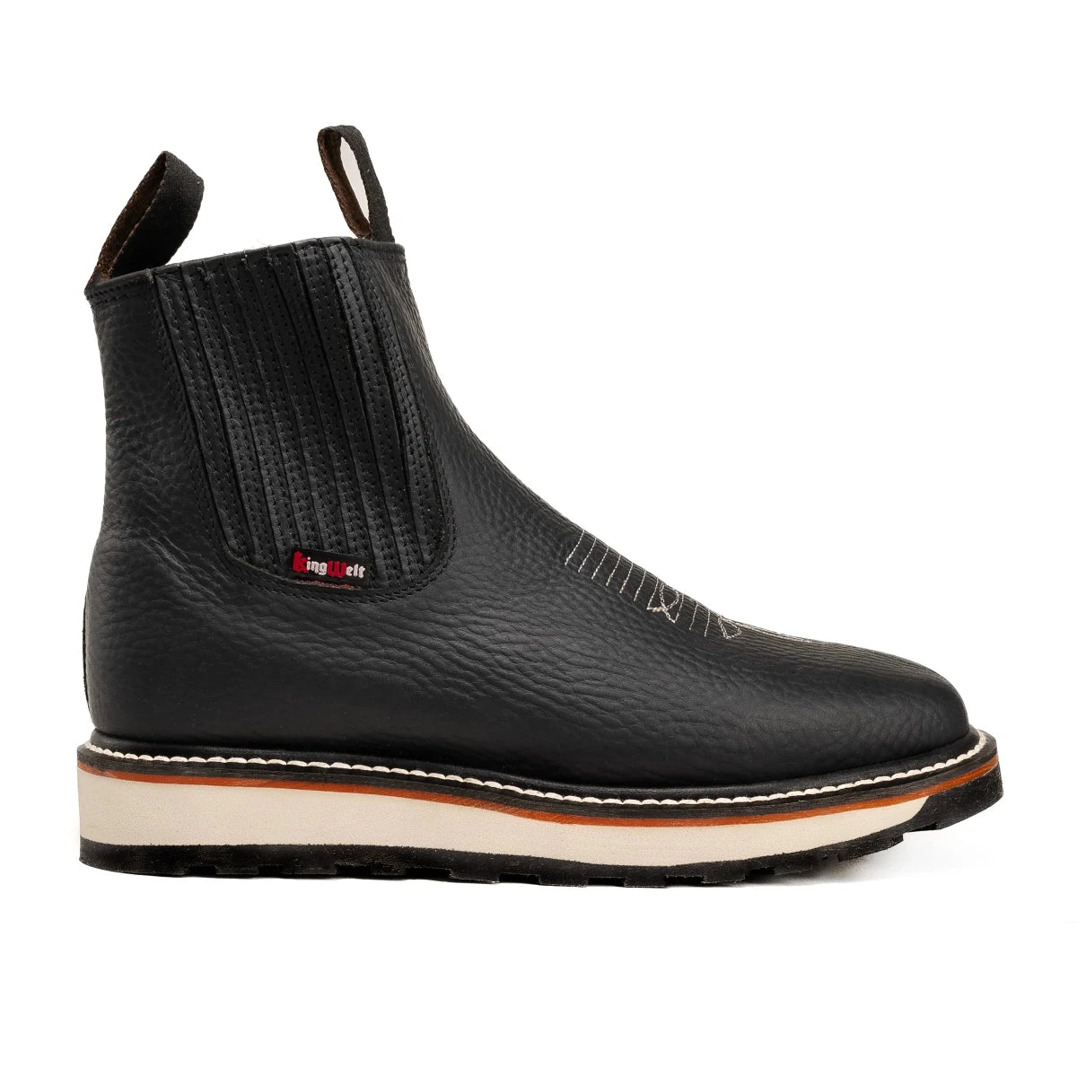 King Welt Ultra Flex 6” Black Work Boots - OriginalWestern.com