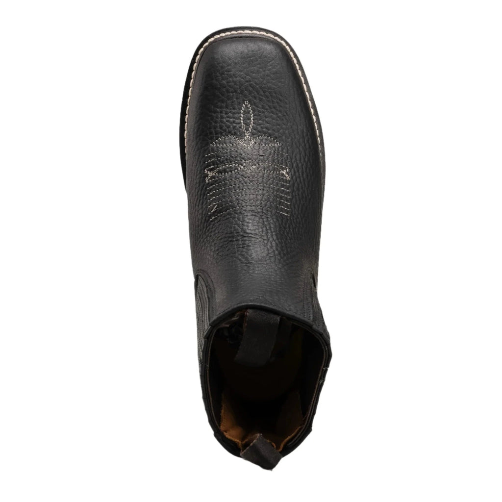 King Welt Ultra Flex 6” Black Work Boots - OriginalWestern.com