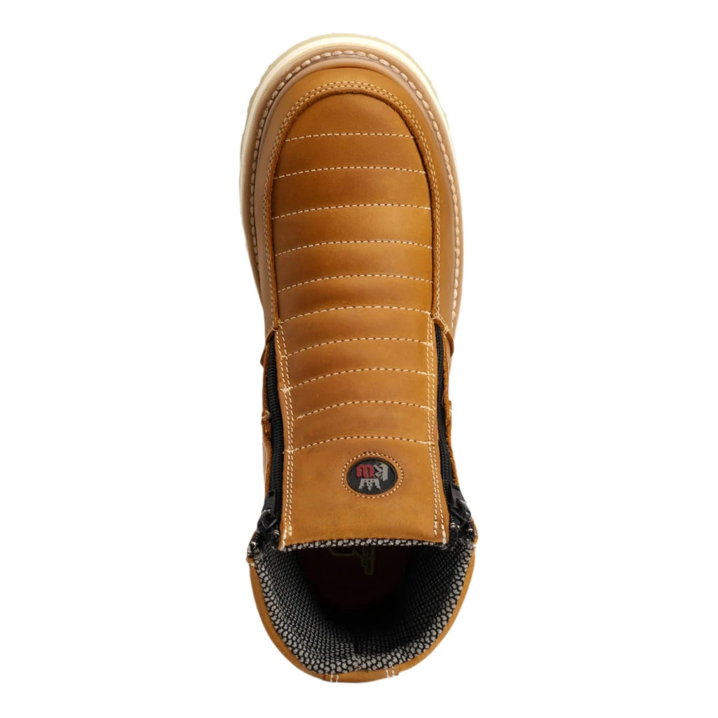 King Welt Ultra Flex 6” Double Zipper Steel Toe Work Boots – Habana - OriginalWestern.com