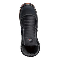 King Welt Ultra Flex 6” Double Zipper Work Boots – Black - OriginalWestern.com