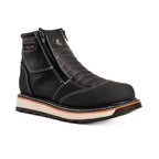 King Welt Ultra Flex 6” Double Zipper Work Boots – Black - OriginalWestern.com