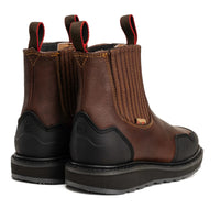 King Welt Ultra Flex 6” Guarded Master Steel Toe Work Boots – Brown - OriginalWestern.com