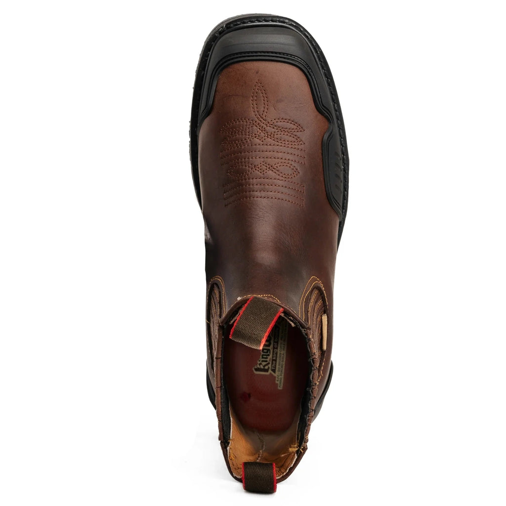 King Welt Ultra Flex 6” Guarded Master Steel Toe Work Boots – Brown - OriginalWestern.com