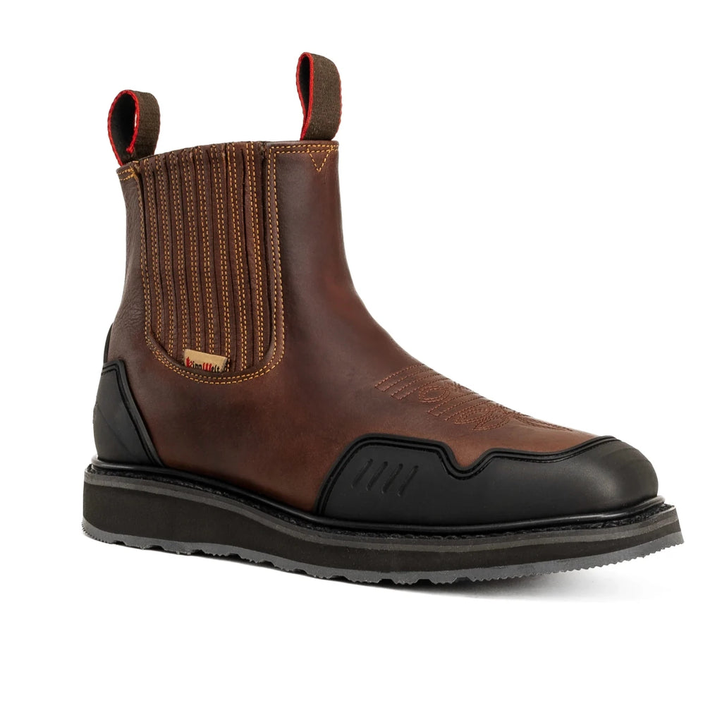 King Welt Ultra Flex 6” Guarded Master Steel Toe Work Boots – Brown - OriginalWestern.com