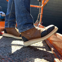 King Welt Ultra Flex 6” Guarded Master Work Boots– Tan - OriginalWestern.com
