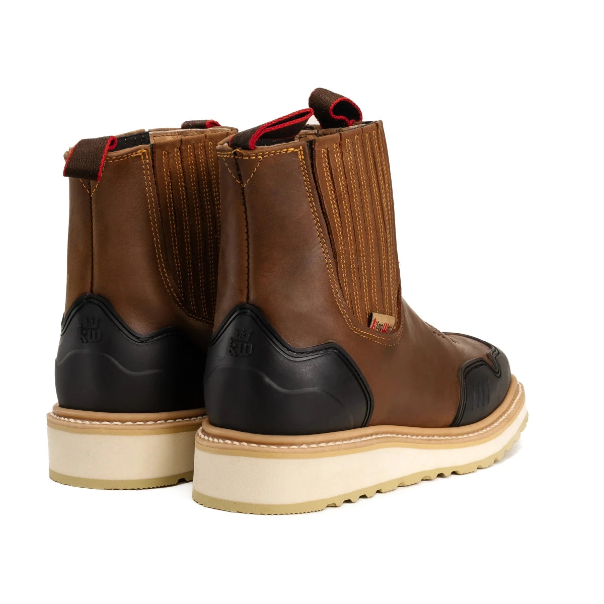 King Welt Ultra Flex 6” Guarded Master Work Boots– Tan - OriginalWestern.com
