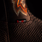 King Welt Venom 11” Python Tribute Work Boot Steel Toe – Brown - OriginalWestern.com