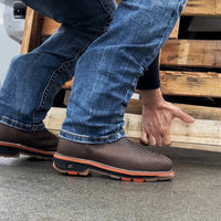 King Welt Venom 11” Python Tribute Work Boot Steel Toe – Brown - OriginalWestern.com