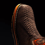 King Welt Venom 11” Python Tribute Work Boot Steel Toe – Brown - OriginalWestern.com