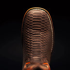 King Welt Venom 11” Python Tribute Work Boot Steel Toe – Brown - OriginalWestern.com