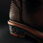 King Welt Venom 11” Python Tribute Work Boot Steel Toe – Brown - OriginalWestern.com