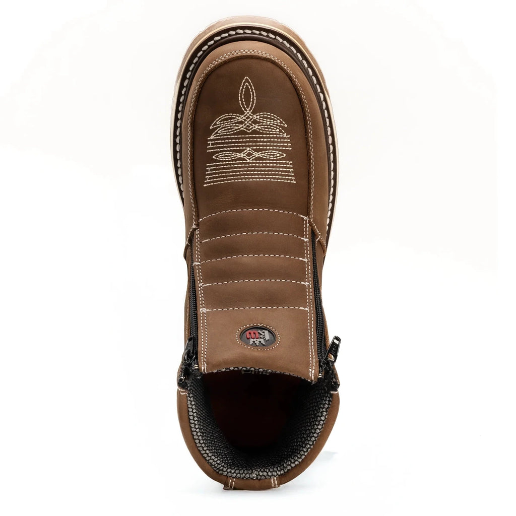 King Welt Western Flex 6” Zipper Double Work Boots Composite Toe– Laton - OriginalWestern.com