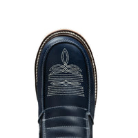 King Welt Western Flex 6” Zipper Double Work Boots Soft Toe– Navy - OriginalWestern.com