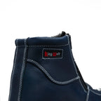 King Welt Western Flex 6” Zipper Double Work Boots Soft Toe– Navy - OriginalWestern.com