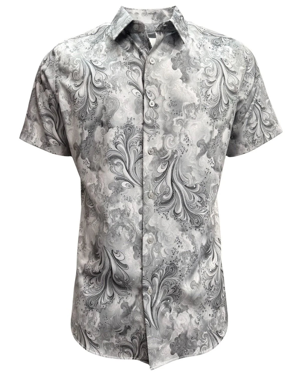 Lamasini - Stretch Fit Shirt Grey 2046 LAM-3860