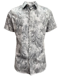 Lamasini - Stretch Fit Shirt Grey 2046 LAM-3860