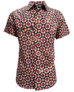 Lamasini - Gold-Accent Print Shirt Black 2044 LAM-3857 - OriginalWestern.com