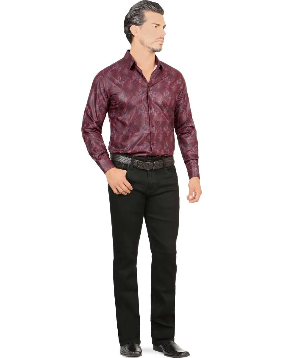 Men's Boot Cut Western Jeans – Stretch Denim Cowboy Pants - Black 1601