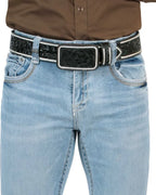 Men's Boot Cut Western Jeans – Stretch Denim Cowboy Pants - Lt Blue 9045