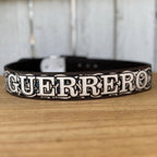Laser Cut Leather Guerrero Western Belt with Removable Buckle - Brown - OriginalWestern.com