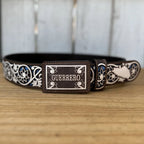 Laser Cut Leather Guerrero Western Belt with Removable Buckle - Brown - OriginalWestern.com