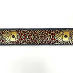 Laser Cut Leather Poker Aces Western Belt with Removable Buckle - Gold - OriginalWestern.com