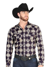El General - Casual Long-Sleeve Shirt Black 44402