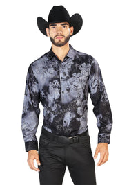 El General- Black Casual Long Sleeve Shirt 43849