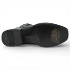 Men's Alligator Caiman Belly Print Dubai Square Toe Cowboy Boots w/ Zipper - Black - OriginalWestern.com