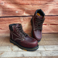 Men's Best Work Boots Laces Genuine Leather Oil Water Resistant Est. 425 - OriginalWestern.com
