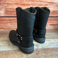 Men's Bikers Boots Genuine Leather Black Est. 807 - OriginalWestern.com
