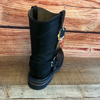 Men's Bikers Boots Genuine Leather Black Est. 807 - OriginalWestern.com