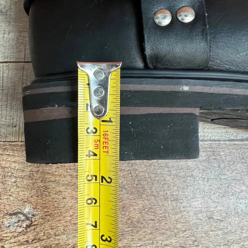 Men's Bikers Boots Genuine Leather Black Est. 807 - OriginalWestern.com