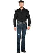 Men's Boot Cut Western Jeans – Stretch Denim Cowboy Pants -1872 - OriginalWestern.com