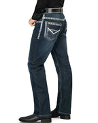 Men's Boot Cut Western Jeans – Stretch Denim Cowboy Pants -1872 - OriginalWestern.com