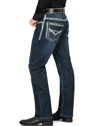 Men's Boot Cut Western Jeans – Stretch Denim Cowboy Pants -1872 - OriginalWestern.com
