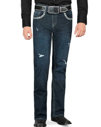 Men's Boot Cut Western Jeans – Stretch Denim Cowboy Pants -1872 - OriginalWestern.com