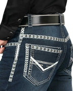 Men's Boot Cut Western Jeans – Stretch Denim Cowboy Pants -1872 - OriginalWestern.com