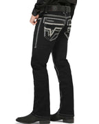 Men's Boot Cut Western Jeans – Stretch Denim Cowboy Pants - Black 26501 - OriginalWestern.com