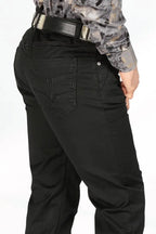 Men's Boot Cut Western Jeans – Stretch Denim Cowboy Pants – Black 2846 - OriginalWestern.com