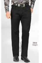 Men's Boot Cut Western Jeans – Stretch Denim Cowboy Pants – Black 2846 - OriginalWestern.com