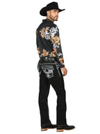 Men's Boot Cut Western Jeans – Stretch Denim Cowboy Pants - Black 45310 - OriginalWestern.com