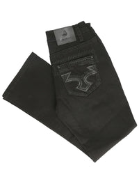 Men's Boot Cut Western Jeans – Stretch Denim Cowboy Pants - Black 45312 - OriginalWestern.com