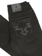 Men's Boot Cut Western Jeans – Stretch Denim Cowboy Pants - Black 45312 - OriginalWestern.com